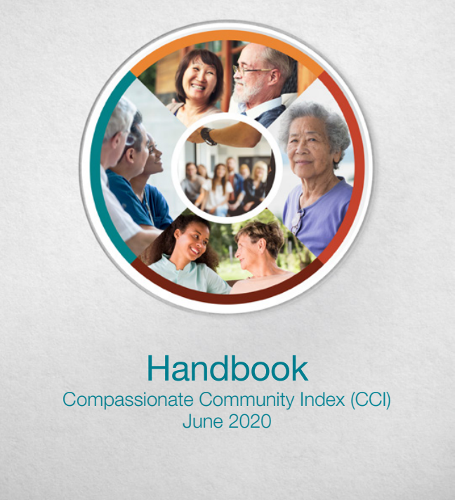 compassionate community index handbook cover graphic